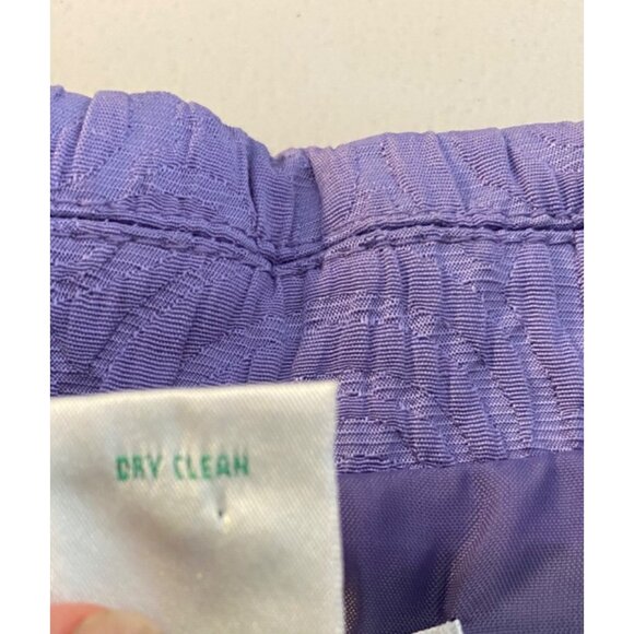 Laura Ashley Purple Textured Jacket Full Zip Lined Collared Jewel Buttons Small - Picture 4 of 10